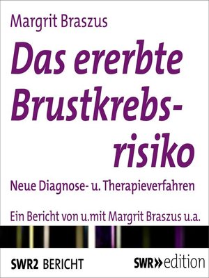 cover image of Das ererbte Brustkrebsrisiko